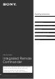 Sony RM-AX4000 Operating Instructions Manual