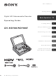 Sony GV-HD700 Operating Manual