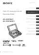Sony GV-HD700E Operating Manual