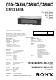 Sony CDX-CA850X Service Manual