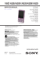 Sony NWZ-A826 Service Manual