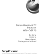 Sony Ericsson Bluetooth HBH-DS970 User Manual