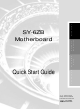 SOYO Motherboard SY-6ZB Quick Start Manual