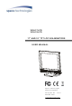 Speco FCCE VGA19LCD User Manual