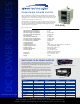 Speco PSR-12S Specification Sheet