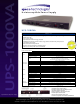 Speco UPS-1000VA Specifications