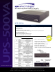 Speco UPS-500VA Specifications
