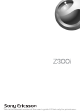 Sony Ericsson Z300I User Manual