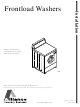 Alliance Laundry Systems H370I Installation Manual