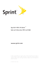 Sprint Sprint PCS Vision Smart Device PPC-6700 User Manual