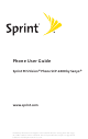 Sanyo SPRINT PCS VISION SCP-2400 User Manual