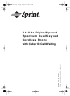 Sprint 2.4 GHz Digital Spread Spectrum Dual Keypad Cordless Phone with Caller ID/Call Waiting Owner's Manual