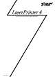 Star LaserPrinter 4 Applications Manual