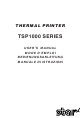 Star Micronics TSP1000 Series User Manual