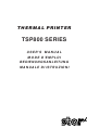 Star Micronics TSP800 Series User Manual