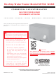 State Water Heaters ROOFTOP SRT80 120NE Installation &  Operation Instruction