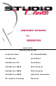 StudioDriver Component Speaker Owner's Manual