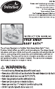Summer BABY BATH 8134 Instruction Manual