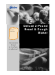 Oster Bread/Dough Maker Owner's Manual