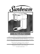 Sunbeam 4742 Instruction Manual And Recipe Book