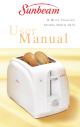 Sunbeam 3822 User Manual