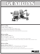 Guardian Garnet User Instruction Manual & Warranty