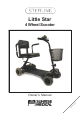 Sterling Mobility Scooter Owner's Manual