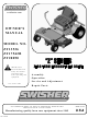 Swisher ZT13536, ZT17542B, ZT20050 Owner's Manual