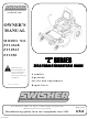 Swisher ZT1436B, ZT18542, ZT2250 Owner's Manual