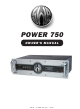 SWR 750 Owner's Manual