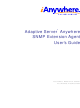 Sybase Adaptive Server Anywhere SNMP Extension Agent User Manual