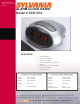 Sylvania SCR1019 Preliminary Specification Sheet