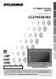 Sylvania LC370SS8 M2 Owner's Manual