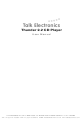 Talk electronics Thunder 2.2 User Manual