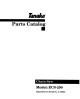 Tanaka ECS-290 Parts Catalog