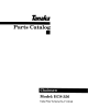 Tanaka ECS-356 Parts Catalog