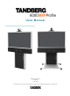 TANDBERG 6000 MXP Profile User Manual