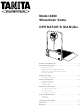 Tanita 4800 Operator's Manual