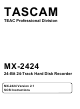 Tascam MX-2424 Instructions Manual