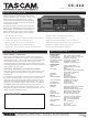 Tascam CC-222 Technical Documentation