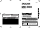 Tascam MD-350 Owner's Manual