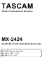 Tascam MX-2424 Manual Update