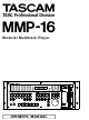 Tascam MMP-16 Owner's Manual