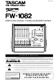 Tascam FW-1082 Owner's Manual