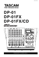 Tascam D00871320A Owner's Manual