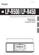 Teac LP-R500 Owner's Manual
