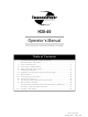 Tecumseh H30-40 Operator's Manual