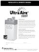 Therma-Stor Ultra-Aire 100V Installer's & Owner's Manual