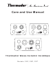 Thermador CEF Care And Use Manual