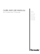 Thermador PSC364GD Care And Use Manual